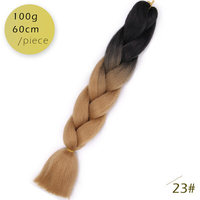 

AISI HAIR 100g / pcs 24inch   Kanekalon гигантский   косы Волосыломбер Две тонныЦветные синтетические волосы для кукол Вязание крю