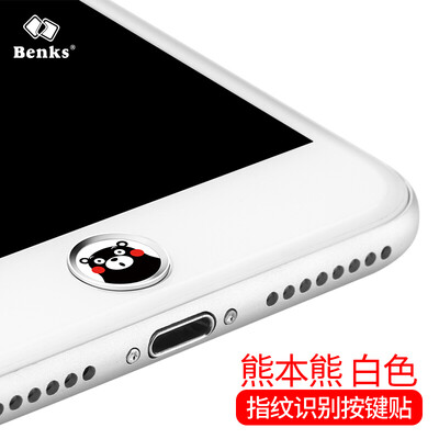 

Benks iPhone8 / 7 / 6S / 6 PLUS Fingerprint Identification Sticker iPad Series HOME Fingerprint Identification Kumamoto Bear White