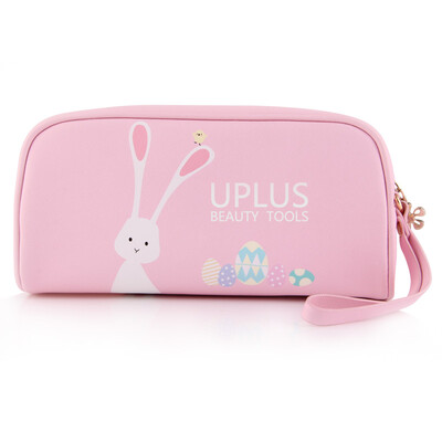 

Uplus multi-purpose large-capacity cartoon pink cosmetic bag portable bag storage bag cosmetics storage bag storage bag
