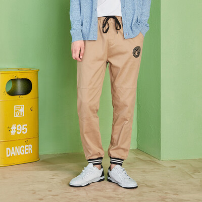 

Semir casual pants male 2017 autumn men's black sports feet pants down the harem pants sports trousers 13316271005 treasure blue M