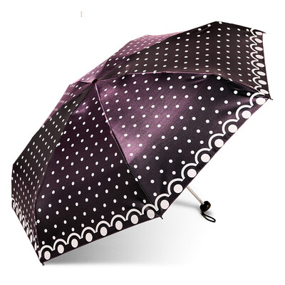 

Paradise umbrella fashion dot 50 percent pencil umbrella UPF50 anti-UV umbrella umbrella rain dual-use umbrella 50009ECLL jellyfish red