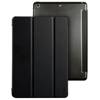 

ESCASE Apple iPad mini2 / 3/1 Case / Case iPad ipad case with button tri-fold stand leather case Sleeping shell elegant leather elegant black