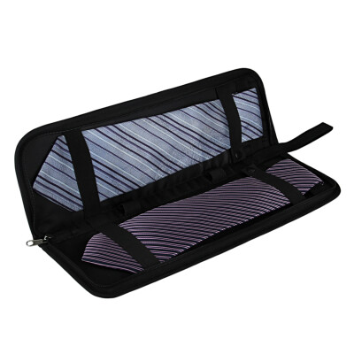

BAGSMART Travel Neckties Case Tie Storage Case Gentelman Полиэфирная галстучная обложка для 1-6 галстуков Путешествия галстука гал