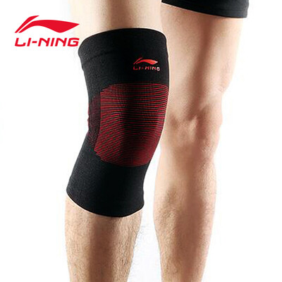 

LINING sports knit knee pads AQAH224-1 single black&red
