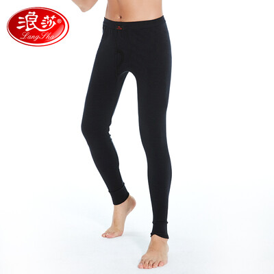 

LangSha men's warm cotton thin pants, thermal underwear