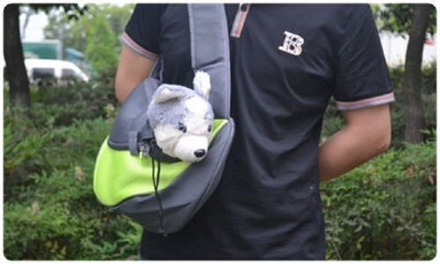 

Cntomlv Pet Carrier Carrying Cat Dog Puppy Small Animal Sling Front Carrier Mesh Comfort Travel Tote Shoulder Bag Pet Backpack