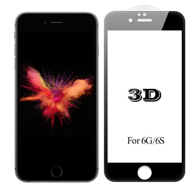

【3D Rewan】 Wally (VALEA) Apple 6 / 6s закаленная пленка iPhone 6s / 6 закаленная пленка 3D полноэкранный стальной фильм HD мобильный телефон защитная пленка черный