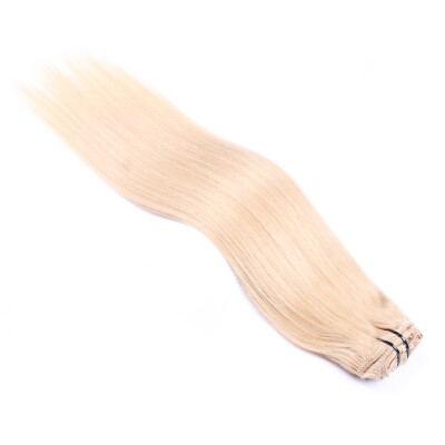 

Iueenly hair Clip In Hair #60 #613 Blonde Brazilian Hair Clip In Human Hair Extensions Straight 7pcs/set/100g Free Shipping