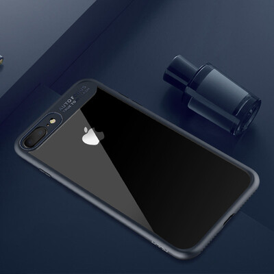

Локк (ROCK) Apple 7plus / 8plus телефон оболочки iphone7plus / 8Plus твердой оболочки Выдерживает падение защитный рукав все включено серия Кристалл синий