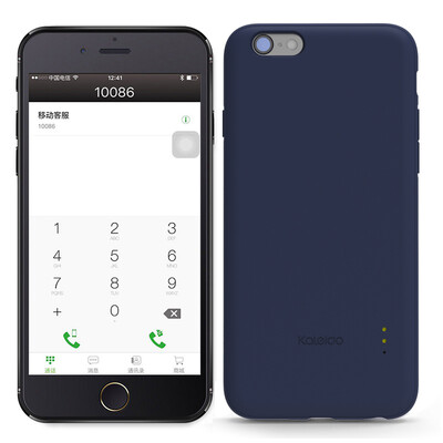 

Kaleido Kaleido Gemini dual cartoon phone shell Apple double card dual standby artifact for iphone6plus 6s plus dream blue
