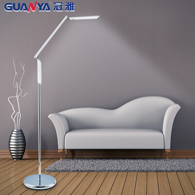 

Jingdong Supermarket Guan Ya LED floor lamp living room study bedroom modern fashion simple touch adjustable light color temperature work reading eye protection floor lamp C708
