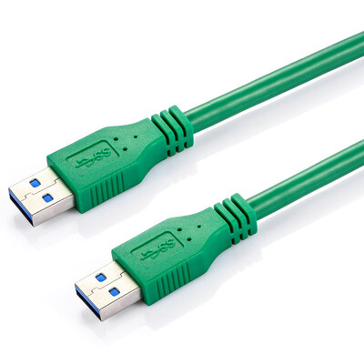 

Шэн (Shengwei) ОСК-1010 ультра высокоскоростной линии передачи 1 м USB 3.0 мужчина к мужчине (AM / AM), позолоченный штекер мобильный жесткий линии