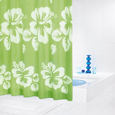 

Germany Reid RIDDER flowers rhyme shower curtain waterproof mold green polyester material 180 200cm green 42355