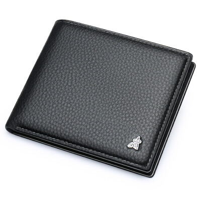 

Scarecrow MEXICAN Men's Wallets Fashion Business Wallets Short Men's Pockets Money Chiffon Creams MSJ30745M-03930 Black