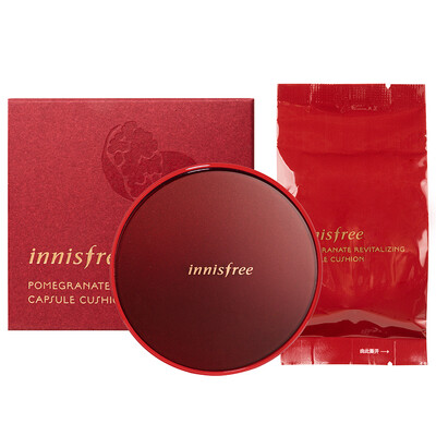 

Innisfree Innisfree Бодрящего Гранат живого Ян крем подушка розовые шарики [21] специальный подарок натурального цвета 12g * 2