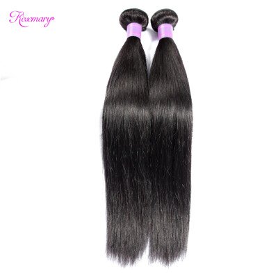 

8A Brazilian Virgin Hair Straight 2 Bundles Queen Hair Products Virgin Brazilian Straight Hair Human Virgin Hair Weave 100grams