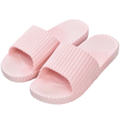 

Yuhuaze bathroom slippers Home simple light soft home Slip-resistant slippers women green 38-39 yards