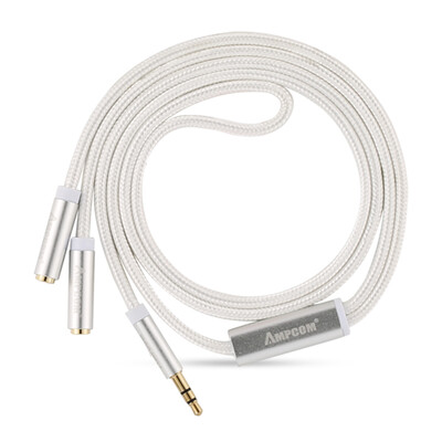 

An Pukang AMPCOM 35mm car AUX audio line male to male 15 meters headphone extension cable mobile phone tablet audio conversion line black AMBK35215
