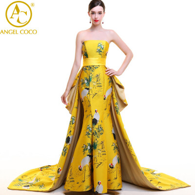 

Sexy Great Gatsby Women China Mermaid Evening Dress 2017 Backless High Quality Gown Saudi Arabia Dubai Abaya Moroccan Kaftan