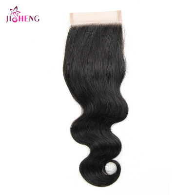 

8A High Quality 1 Pcs 4*4 Swiss Lace Closure Body Wave Hair Indian Virgin Human Hair Extensions