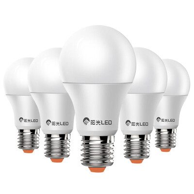 

Sunshine lighting LED bulb 9W energy saving lamp E27 screw mouth 6500K white light ten loaded