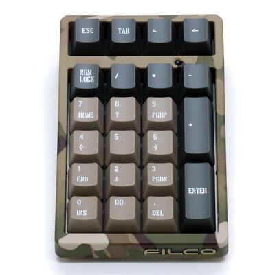 

FILCO FTKP22M CR2 &quotTKPAD Digital Keyboard&quot mechanical keyboard camouflage color tea axis