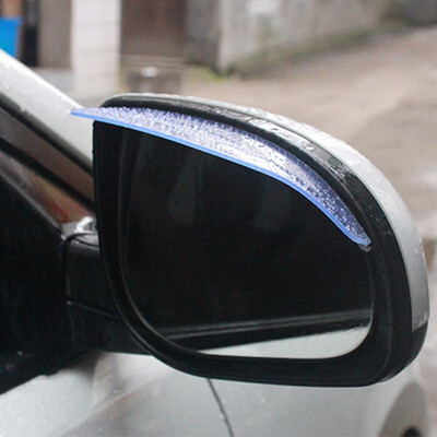 

KOOLIFE Side Door Rearview Mirror Rain Eyebrow Universal Transparent 2 PCs Board Guard Cover Sun Visor Shade Shield
