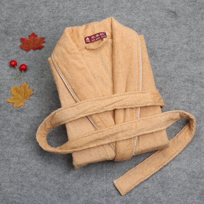 

Xinmeishu cotton bathrobe hotel bathrobe autumn&winter towel material pajamas men&women couples robe adult long bathrobe soft drinking indoor&outdoor swimming hot spring clothes