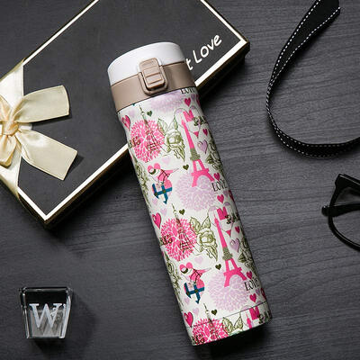 

A Ting American style jump cover applique fashion 304 thermos cup