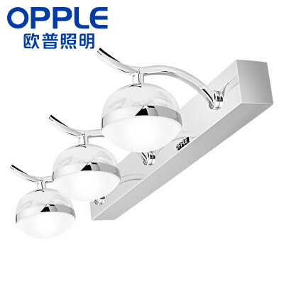 

OPPLE LED Mirror Front Lamp Makeup Wall Light Mirror Cabinet Toilet Bathroom 75 Watt White White Length 46cm