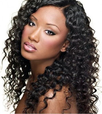 

QDKZJ Pre Plucked 360 Lace Frontal Wig Remy Brazilian Deep Wave Human Hair Wigs Lace Frontal Wigs