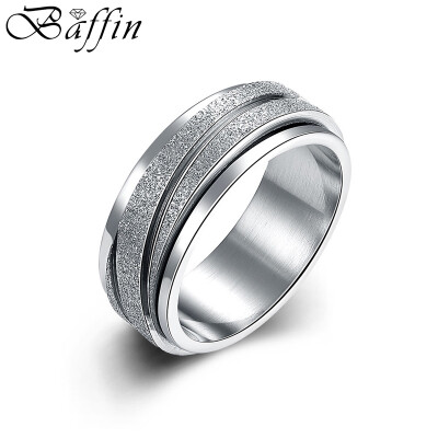 

BAFFIN Simple Titanium Ring The Lord of Ring For Men Women Wedding Party Accessories Stainless Steel Jewelry