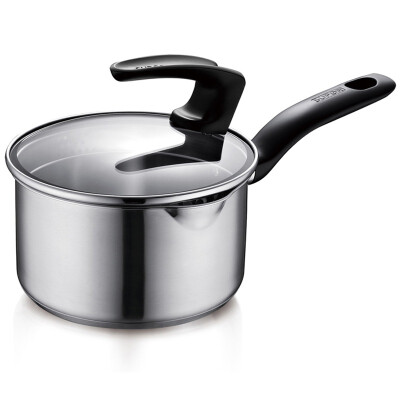 

supor 16cm 304 Stainless Steel Milk Pan Double Bottom Soup Pot Milk Pan Cooking Noodles Pan Flame Induction Cooker General ST16J1