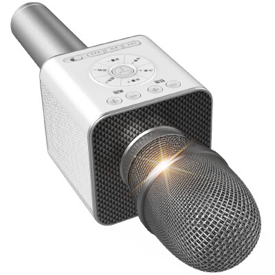 

Tucson 04 mobile phone microphone K song sing it all K song Bluetooth wireless microphone anchor broadcast special microphone space silver