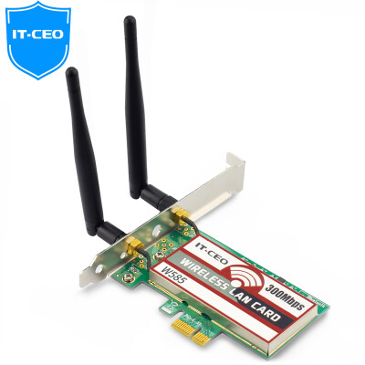 

IT-CEO 300M Wireless PCI-E Network Card / Router Desktop WIFI Receiver / Transmitter Analog AP W585