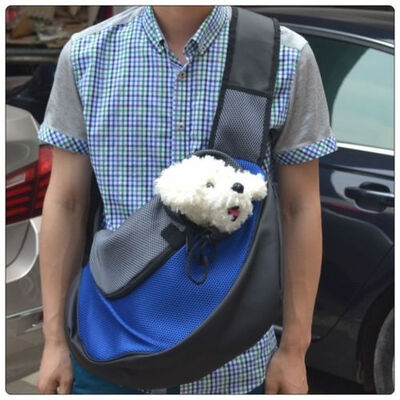 

Pet Carrier Carrying Cat Dog Puppy Small Animal Sling Front Carrier Mesh Comfort Travel Tote Shoulder Bag Pet Backpack SL