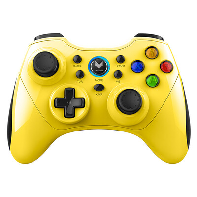 

Rapoo V600S Wireless Vibration Gamepad Phone Handset Android PC Smart TV PS3 King glory handle yellow