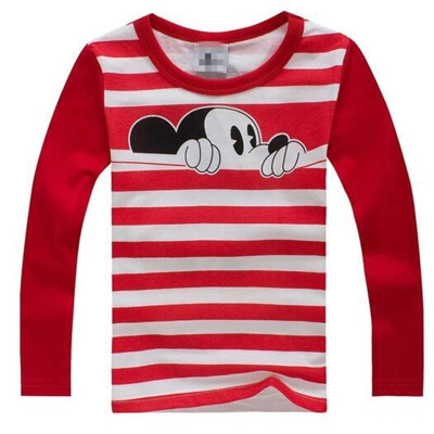 

Kids T Shirt Autumn Winter Cartoon Long Sleeve Baby Boys Girls T-Shirt Children Round Neck pullovers Tee Unisex Clothes