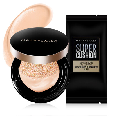 

Maybelline (MAYBELLINE) detached flawless light pad black gold series bright color (dress 14g + replacement core giant concealer long-lasting makeup)