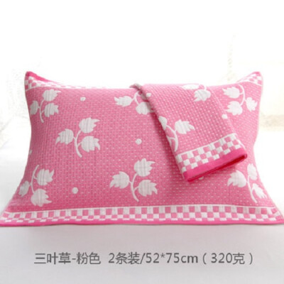 

Cntomlv Cartoon cotton Gauze pillow towl pure cotton enlarge thicken pillow towl not wool adult