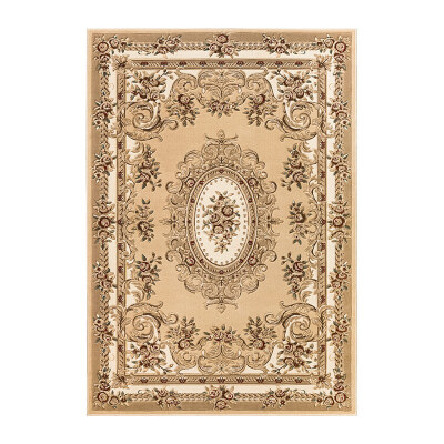 

Jiangnan leaves carpet living room bedroom three-dimensional cut flowers large European-style carpet 160 * 230cm camel