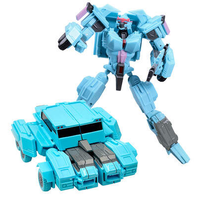 

JIAQI JIAQI JQ6105 machine war British Hezuo manual deformation alloy version simulation car model boys children&39s toys gifts