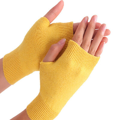 

Cashmere half finger gloves winter cute warm blanket finger gloves online typing gloves men and women gloves short section