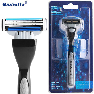 

Giulietta Razor Holder Tool Post a High Quality Face Care Shaving Razor For Men 3 Layer GF1301c