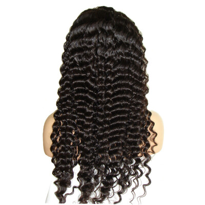 

Charming Hair Brazilian Virgin Deep Wave Full Lace Wig Human Hair Wigs For Black Women Wavy Lace Wig With Baby Hair