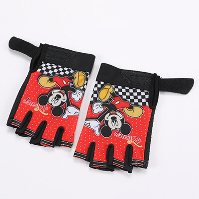 

Men and women children half finger gloves riding exercise outdoor fitness gloves bike trumpet gloves
