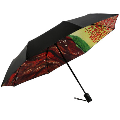 

Paradise umbrella self-opening UPF50 full blackout hit black plastic 30 clear umbrella 31843E a deer have you