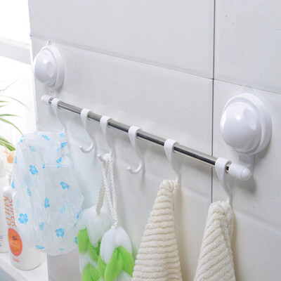 

Skilled assistant vacuum suction cup hook bathroom kitchen rack towel rack storage wall hanging TH0061 6 linked