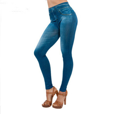 

Sexy New Women Denim Skinny Pants High Waist Stretch Jeans Slim Pencil Trousers