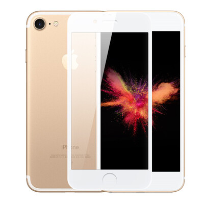 

3D Rewan Wally VALEA Apple 6 6s plus tempered film iPhone 6s 6 plus tempered film 3D full-screen coated tempered film HD film white